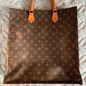 100% Authentic Louis Vuitton Sac Plat Tote